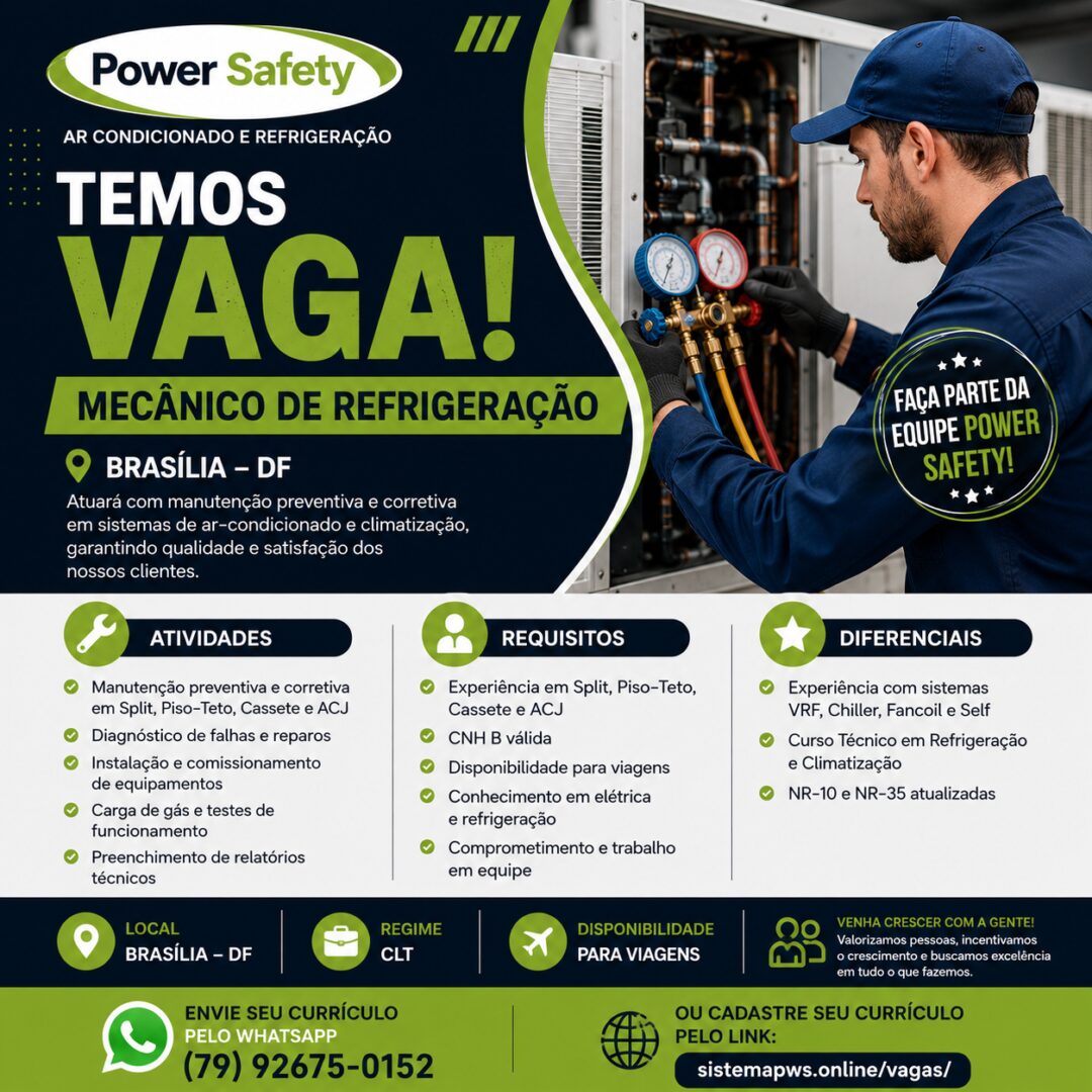 Mecânico de Refrigeração e Climatização