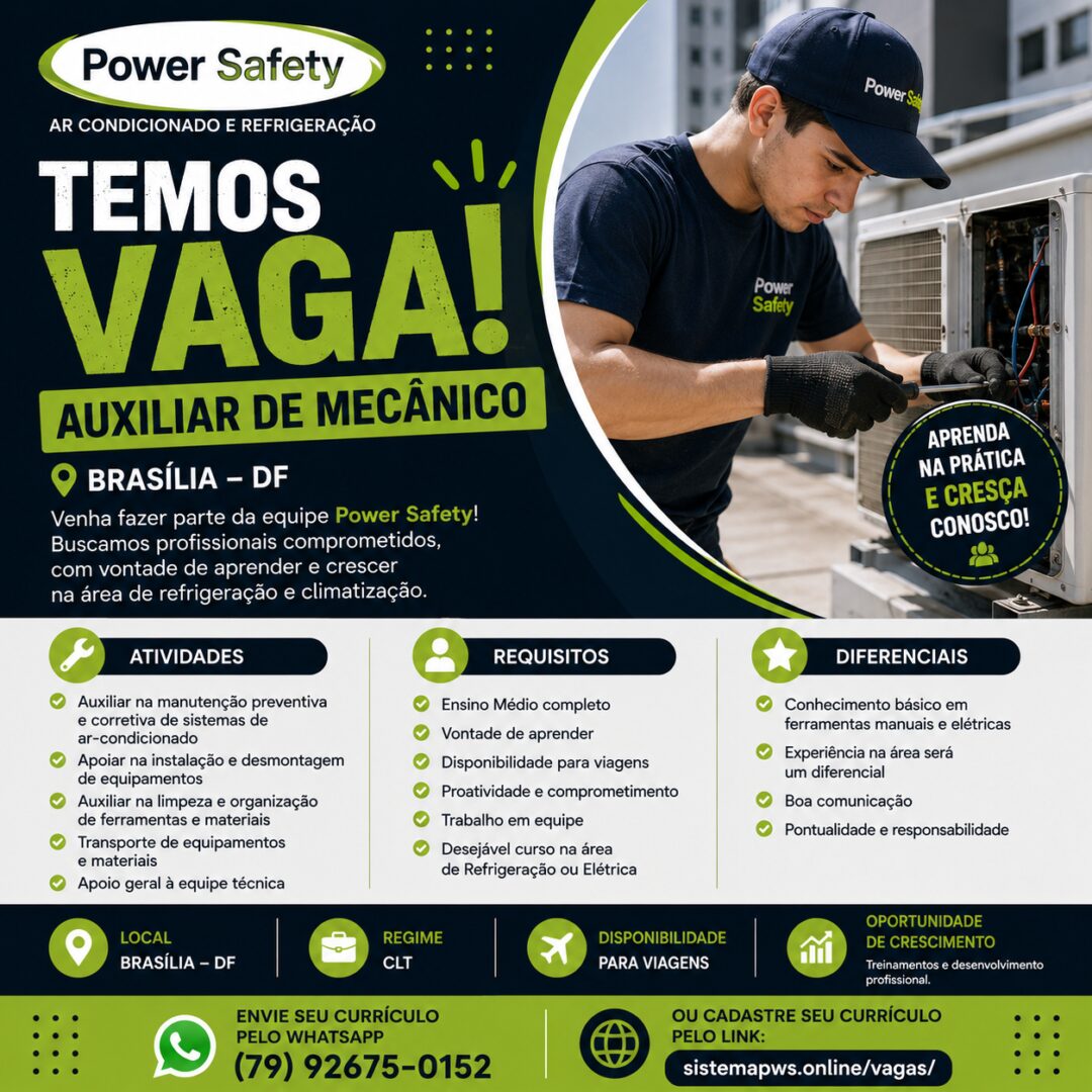 Auxiliar de Refrigeração e Climatização
